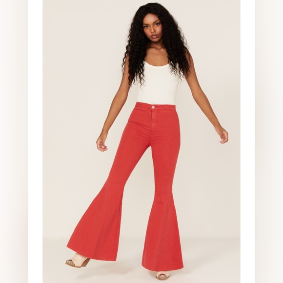 Free People Pants - FREE PEOPLE WOMEN'S JUST FLOAT ON HIGH RISE FLARE JEANS
